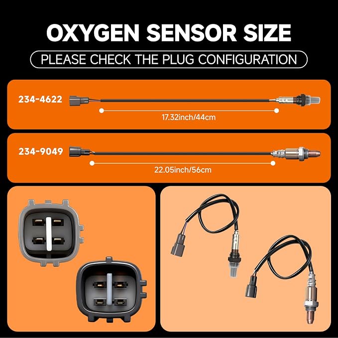 Upstream & Downstream O2 Sensor Set | Direct Replacement - Image 3