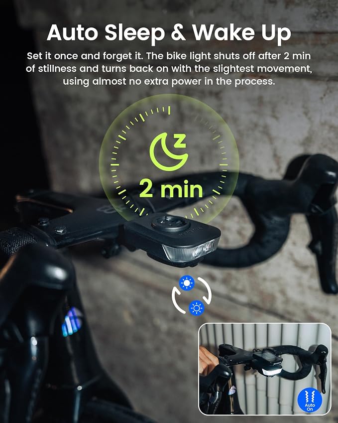 RAVEMEN FR500 Bike Front Light for Night Daytime Riding, Compatible - Image 6