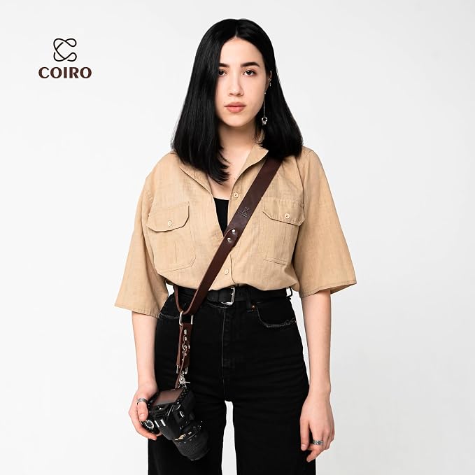 C Coiro Leather Camera Strap Crossbody - Image 5