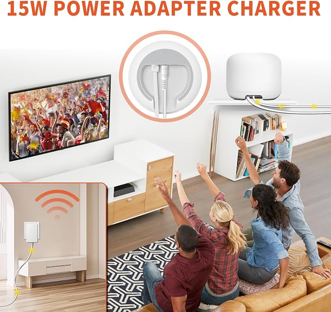 15W Power Adapter Charger for Google WiFi AC2200/Nest Hub - Image 3