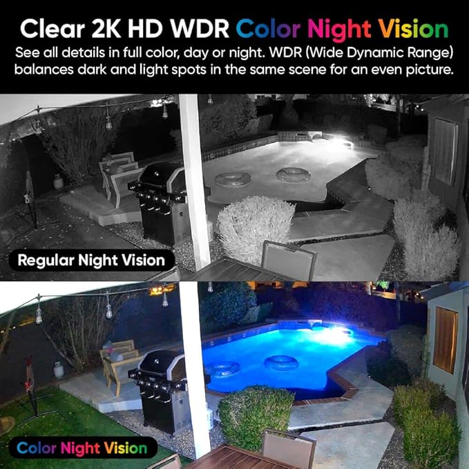 WYZE Duo Cam Pan 2 Pack, Indoor/Outdoor IP65 2K 360° Pan/Tilt Smart Home - Image 5