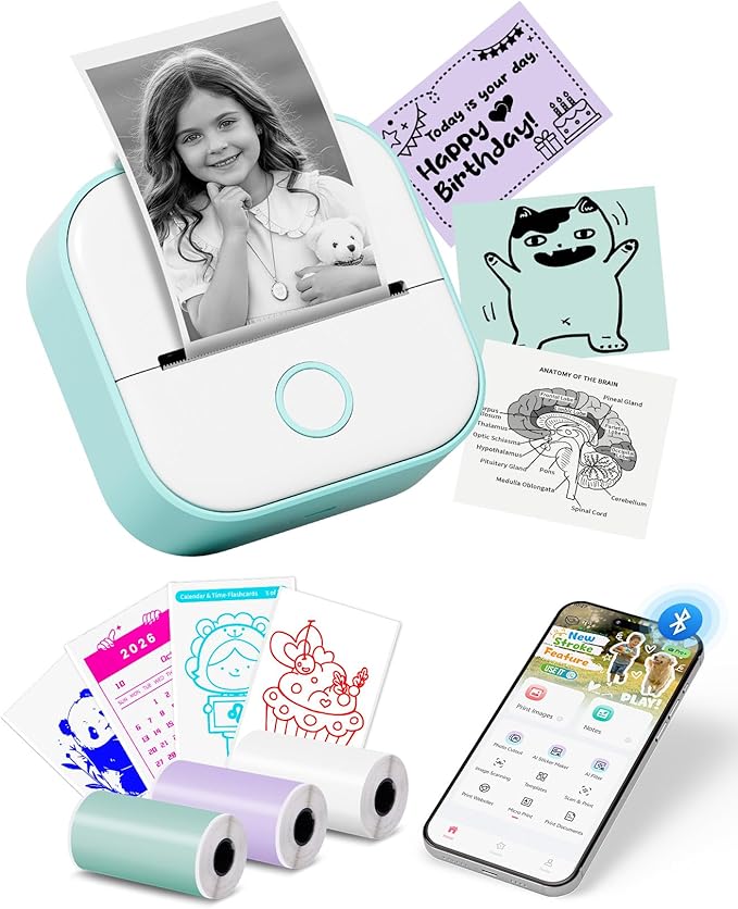 Memoking Mini Sticker Printer by Memoking
