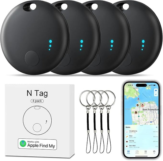 Tracker Tag 4 Packs Bluetooth Tracker, Smart Tag Locator Tracking Device by Unknown
