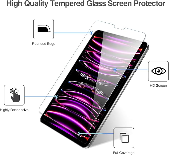 ProCase 2+2 Pack Screen Protector - Image 3