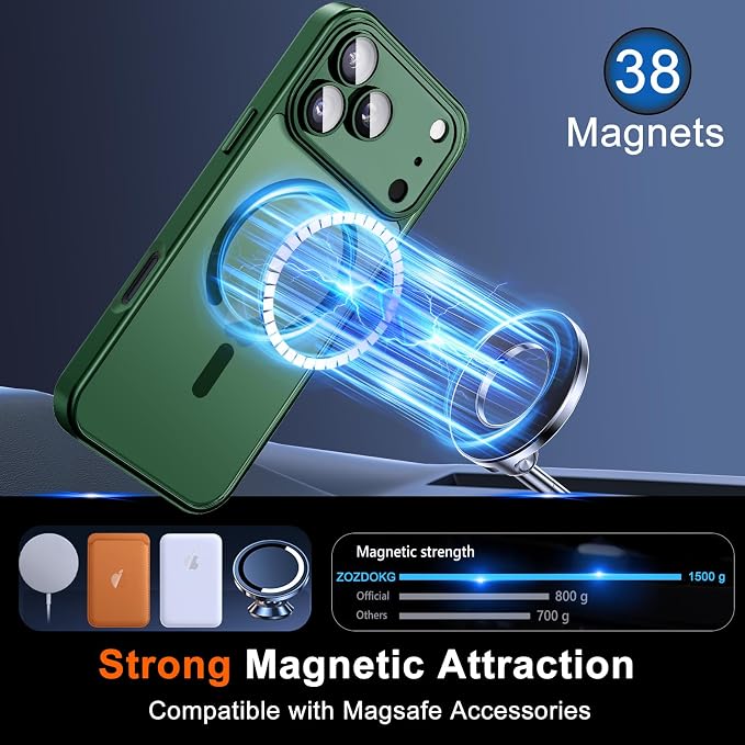 for iPhone 17 Pro Case with Privacy Screen Protector and Camera Protection - Image 3
