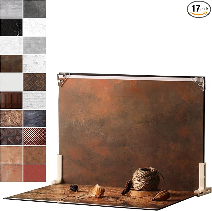 Photo Backdrop Boards, Flat Lay Background by MDAOCRY