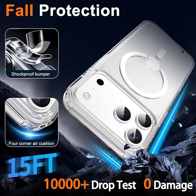 for iPhone 17 Pro Max Case Clear, Magnetic iPhone 17ProMax Case - Image 5