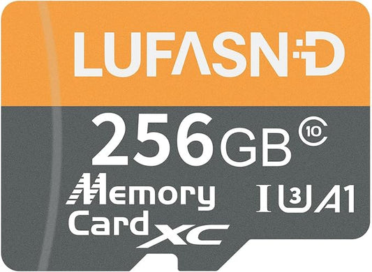 256GB Micro SD Card with Adapter, High Speed U3 C10 V30 SDXC Memory Card Up to by Unknown