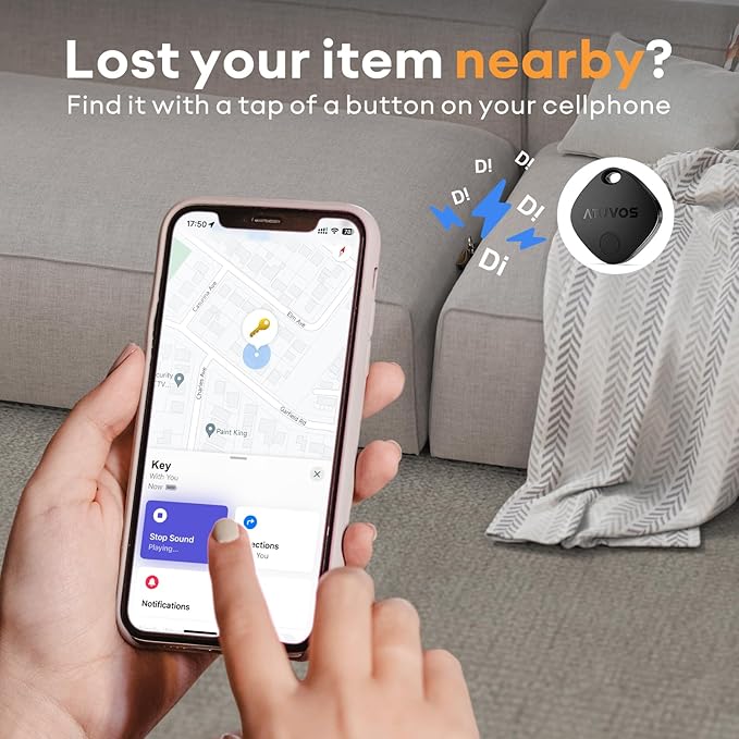 ATUVOS Air Tracker Tag-1 Pack, Keys Finder and Item Locator - Image 3