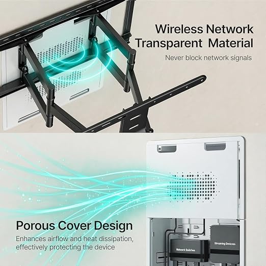 17" in-Wall Media Box, Recessed Outlet Wall Box, Structured Media Enclosure - Image 7