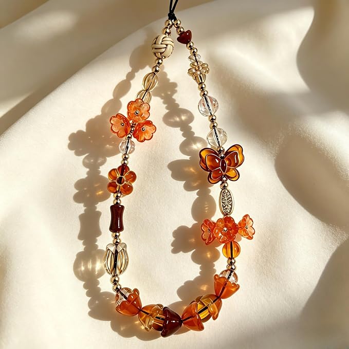 Cute Beaded Camera Wrist Strap for Phone, Digital Camera Charm Lanyard - Image 9