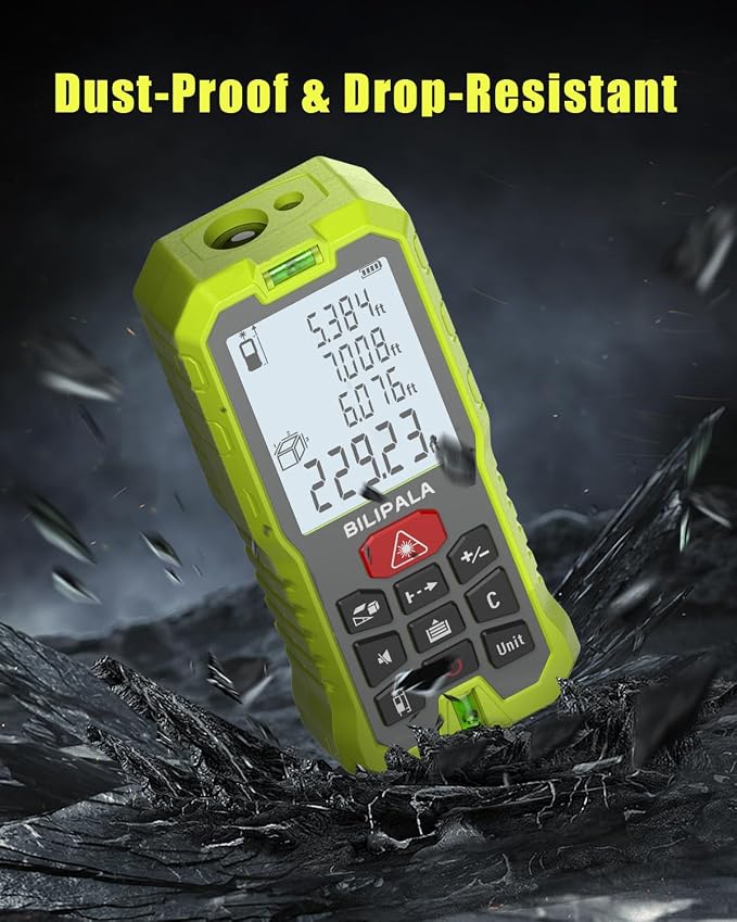 Laser Measure, 165ft Digital Laser Distance Meter - Image 5