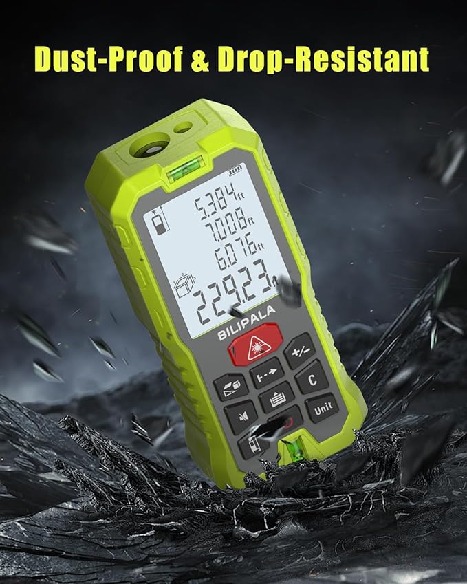 Laser Distance Measuring Tool, 70M/229ft Laser Measure, ±2mm Accuracy Laser - Image 5
