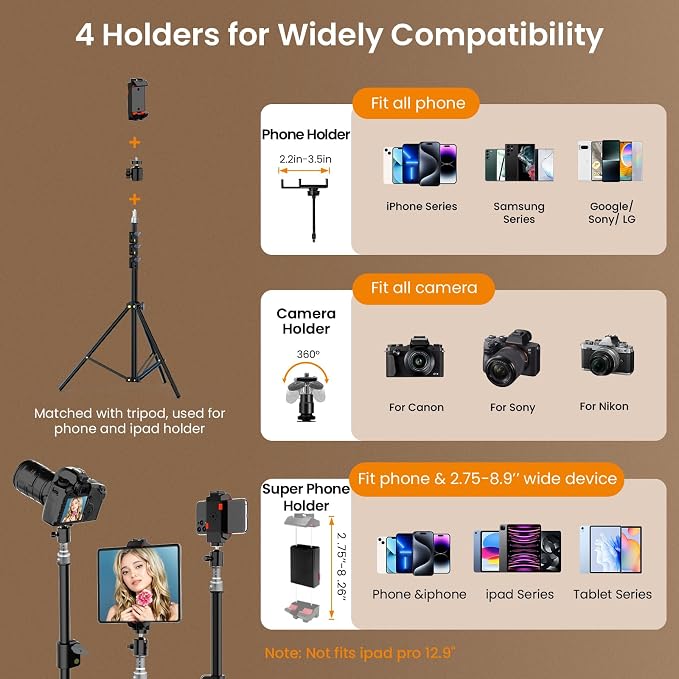 18 inch Ring Light with Tripod Stand - Image 6