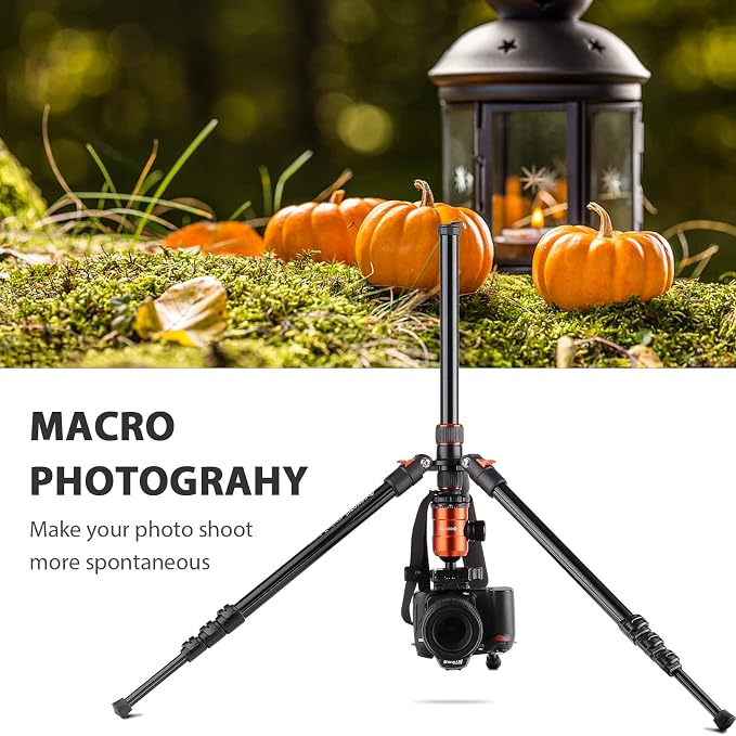 GEEKOTO 77'' Aluminum Camera Stand & Monopod, Foldable Travel Gear - Image 7