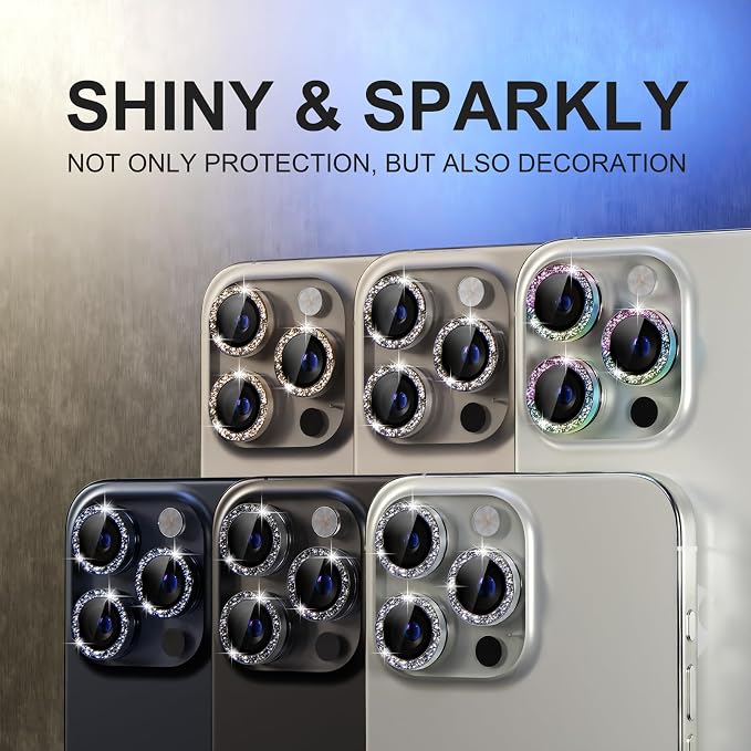 Choiche Compatible for iPhone 15 Pro/iPhone 15 Pro Max Camera Lens Protector - Image 7