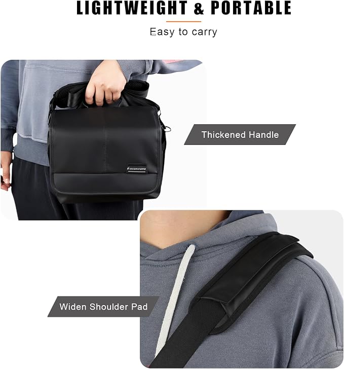 Besnfoto Camera Bag Small DSLR Camera Shoulder Bag - Image 6