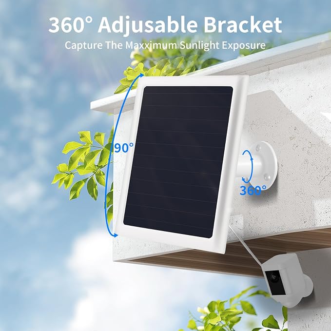 Ring Camera Solar Panel Charger, Compatible - Image 4