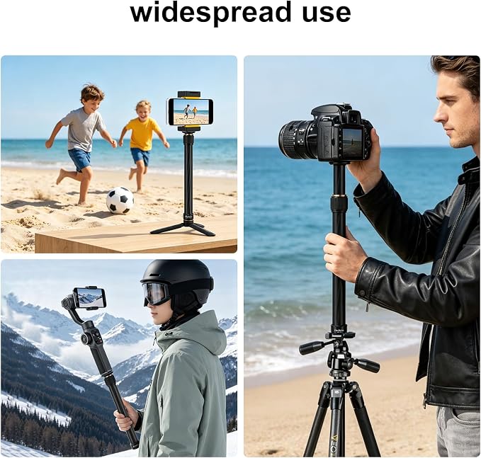 Tripod Extension Rod, Carbon Fiber Tripod Extension Pole - Image 9