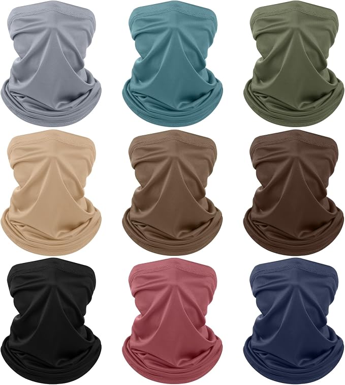 Geyoga 6 Pieces Summer UV Protection Cooling Neck Gaiter Face Clothing Neck by Geyoga