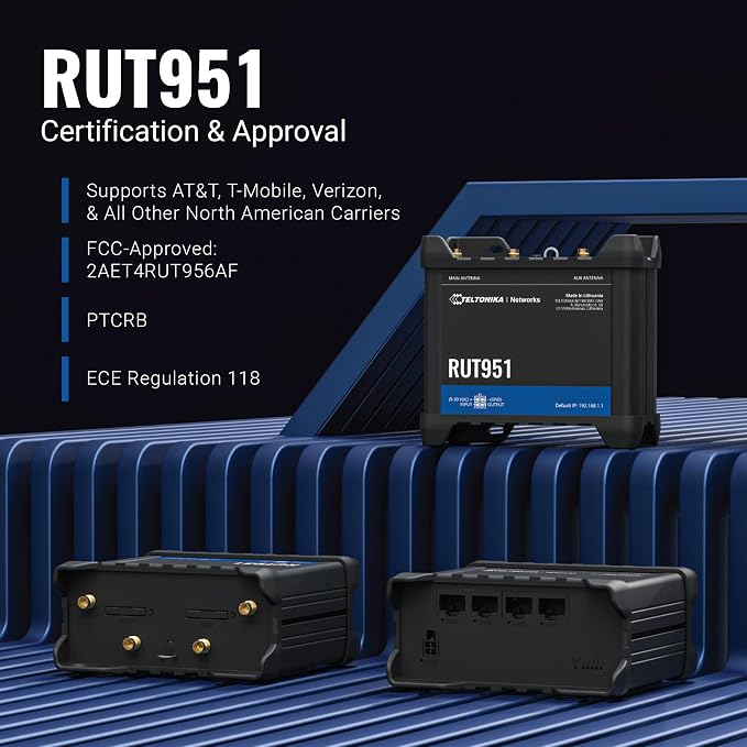 Teltonika RUT951 Industrial WiFi Cellular Router - 4G LTE - Image 7