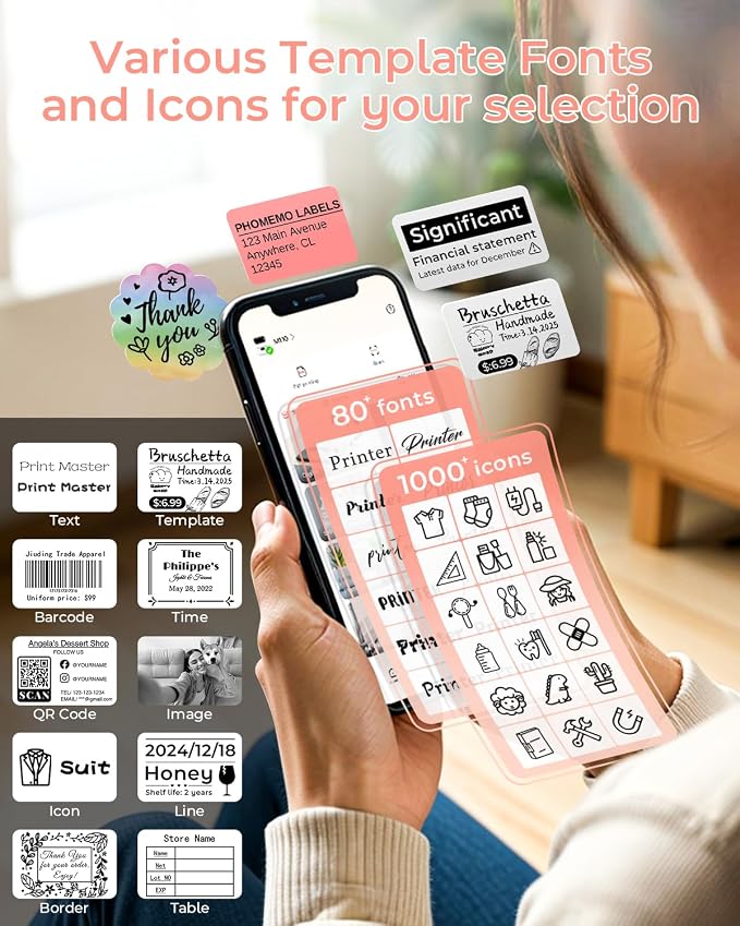 Phomemo M110 Label Maker Machine- - Image 7