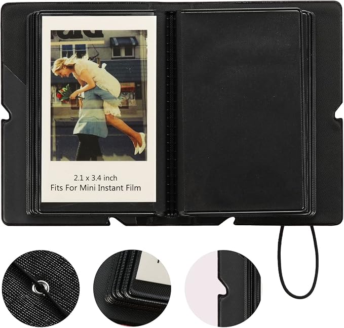 Mini Instant Film Polaroid Photo Album Book Holds 28 Photos Fits - Image 3