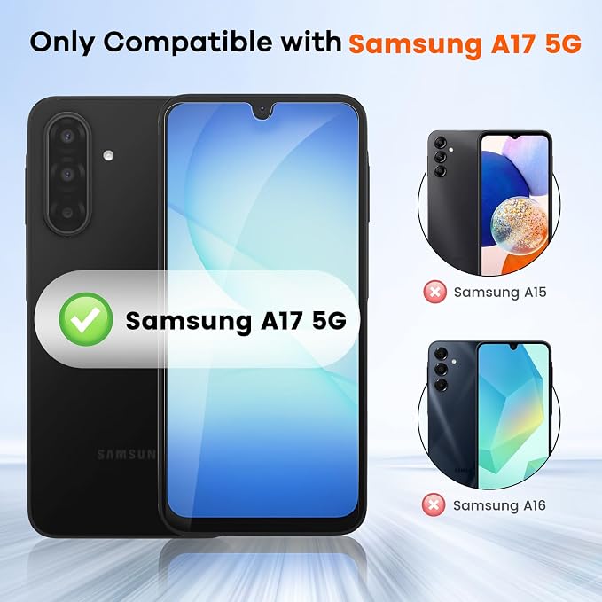 4+4 Pack for Samsung Galaxy A17 5G Screen Protector & Phone Camera Lens - Image 2