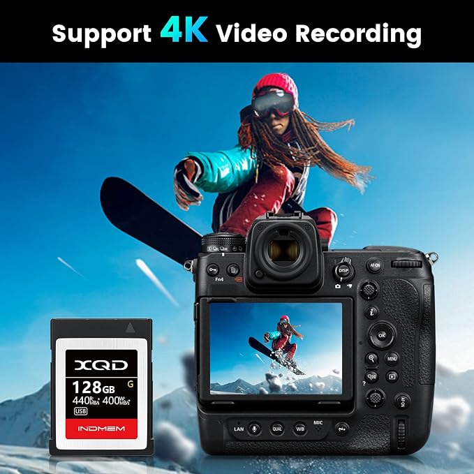 INDMEM XQD 128GB Memory Cards, 5X Tough MLC XQD Flash Memory Cards High Speed G - Image 4