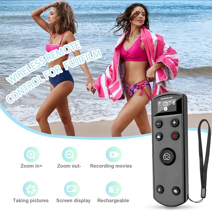 Remote Control for Fujifilm Camera, USB-C Rechargeable Wireless Shutter Release - Image 2