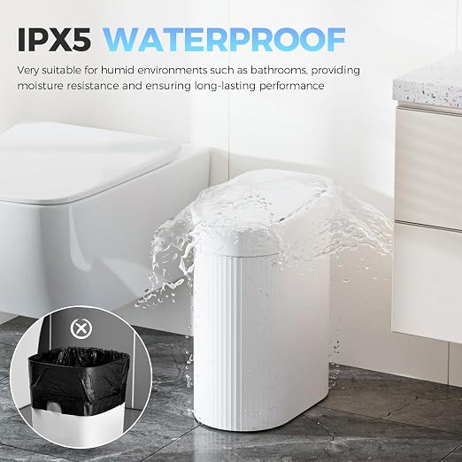 jinligogo 5 Gallon Bathroom Trash Can - Image 3