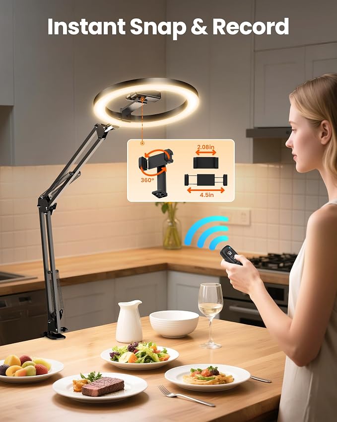 Ring Light Overhead Camera Phone Mount - Image 5