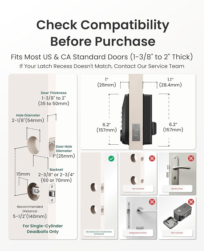DESLOC C100 Keyless Entry Door Lock - Image 7