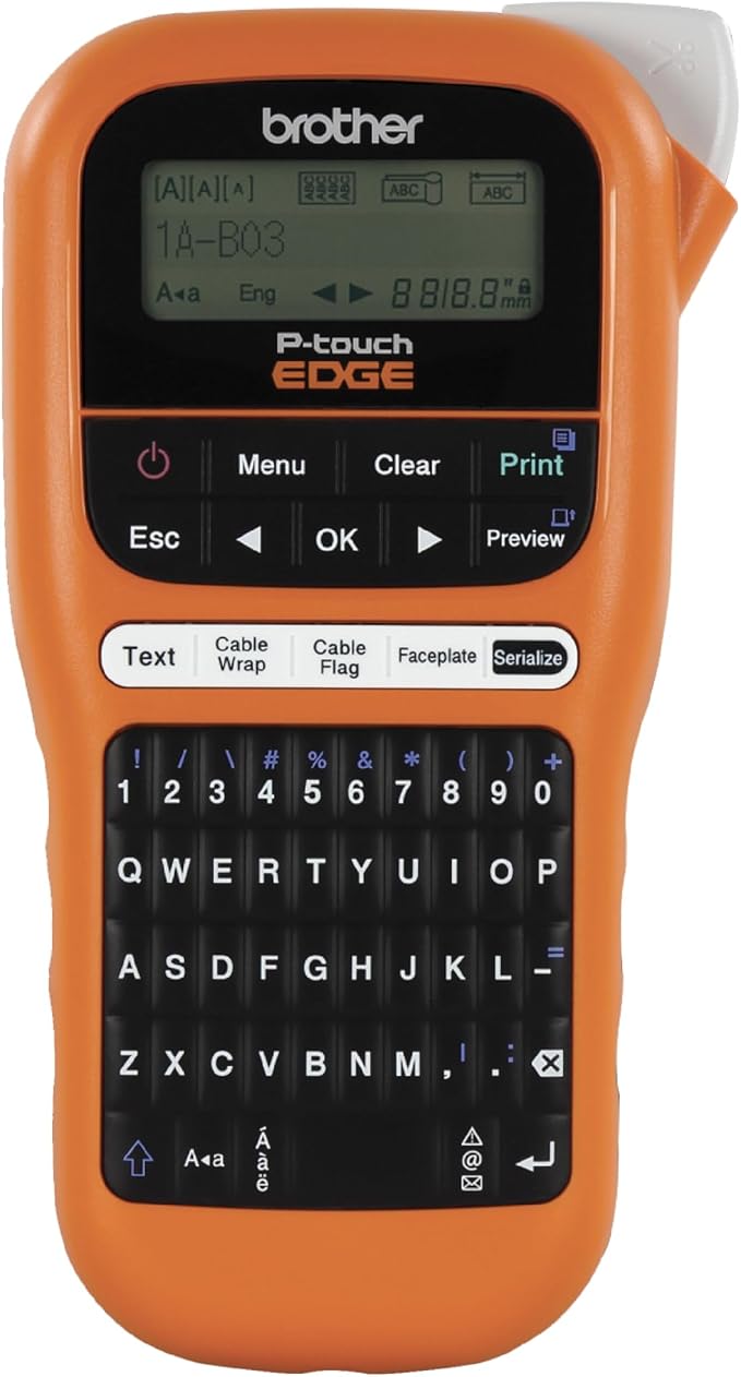 Brother PTE110 Entry Level Industrial Handheld Labeling Tool Kit by Brother