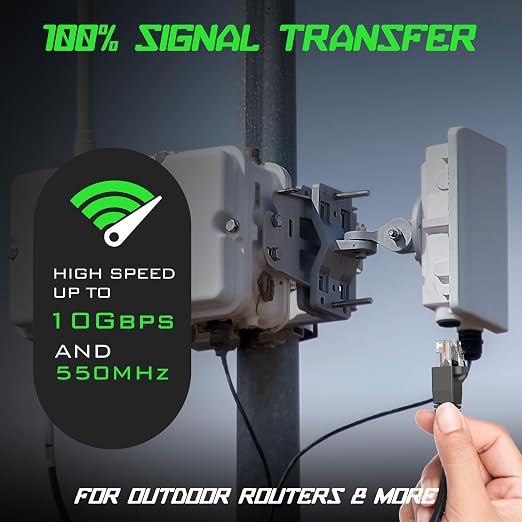 CableGeeker Cat 6 Ethernet Cable 150 ft, High Speed 10Gbps CCA Internet Network - Image 7