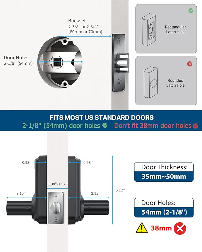 HIDALIFE Keyless Entry Door Lock - Image 7