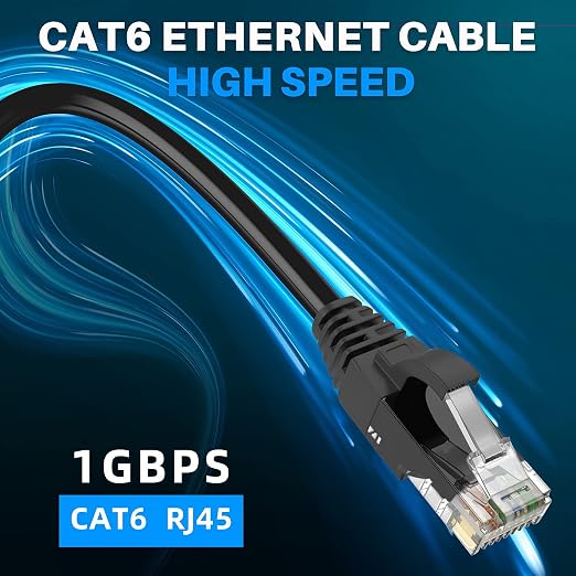 Adoreen Cat 6 Ethernet Cable 6 Ft-3 Pack, High Speed Short Patch Cables Network - Image 4