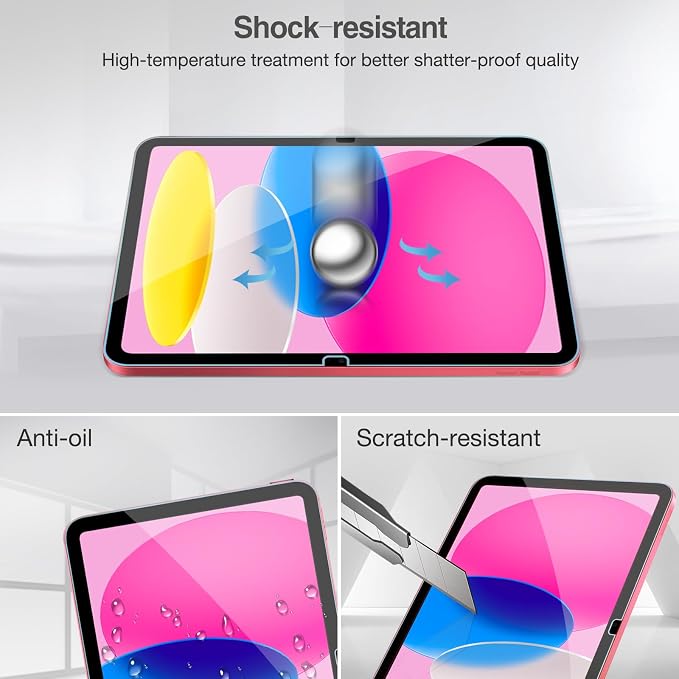 ProCase Screen Protector for iPad A16 2025 11th/10th 2022 Generation, 2 - Image 5