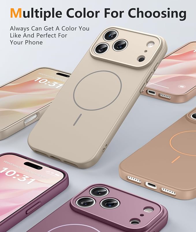 FNTCASE for iPhone 17 Pro Case: Integrated Silicone Phone Cases - Image 5