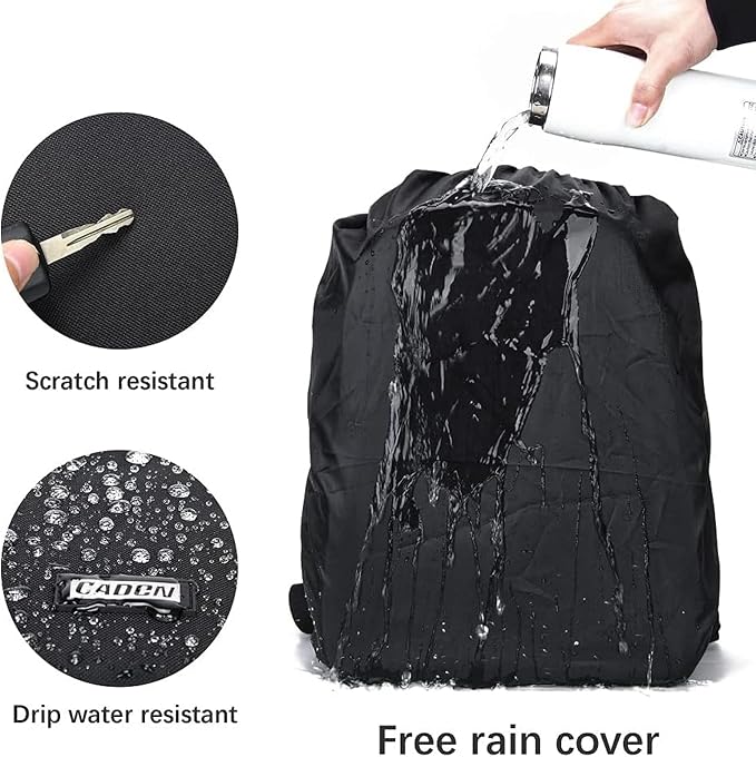 CADeN Camera Backpack Bag for DSLR/SLR Mirrorless Camera Waterproof - Image 6
