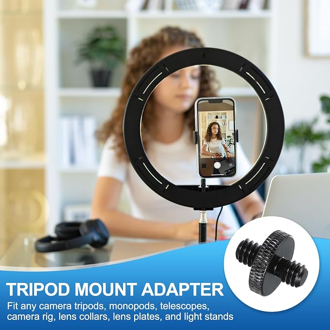 PATIKIL Tripod Screw Adapter 1/4" Male to 1/4" Male, 18 mm - Image 4