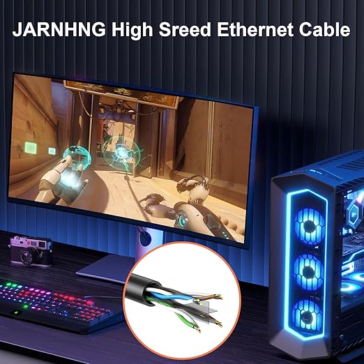 Cat6 Ethernet Cable 1500ft Bulk, Outdoor/Indoor 26AWG UTP Network Wire - Image 7