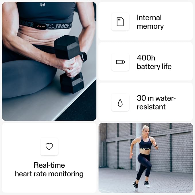 Polar H10 Heart Rate Monitor Chest Strap - Image 4
