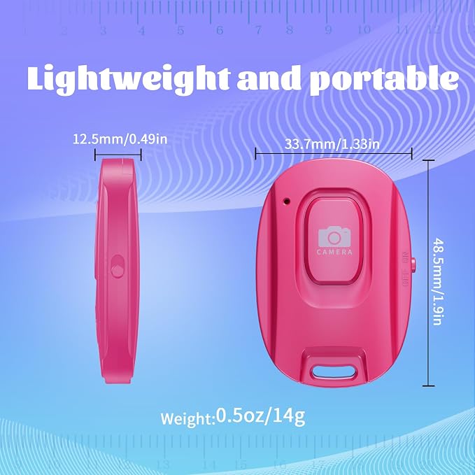 Wireless Camera Remote Shutter for iPhone and Android Smartphones 2 Pack - Image 6