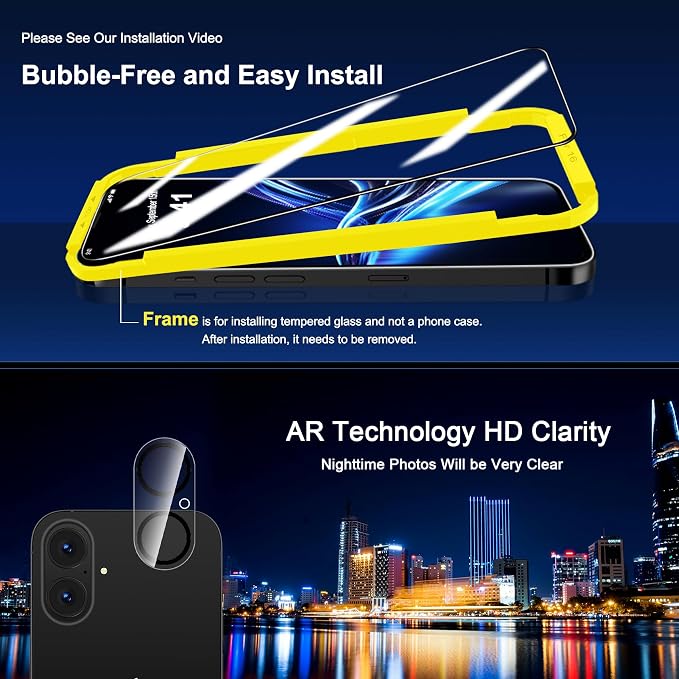 QHOHQ for iPhone 16 Screen Protector - Image 7