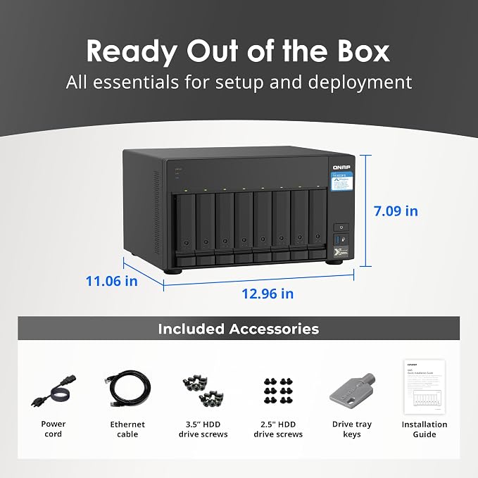 QNAP TS-832PX-4G 8 Bay High-Capacity NAS - Image 7