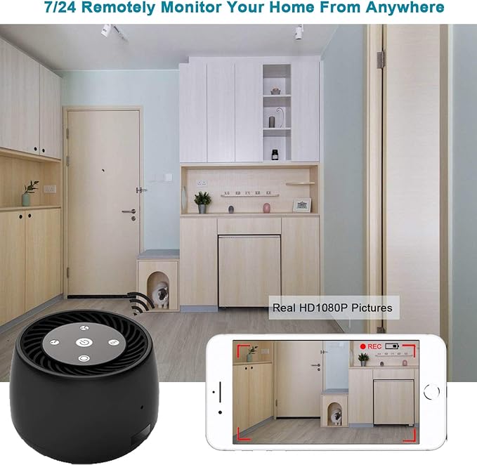 Wireless-WiFi-Security-Mini-Camera, Real 1080P Full HD - Image 3