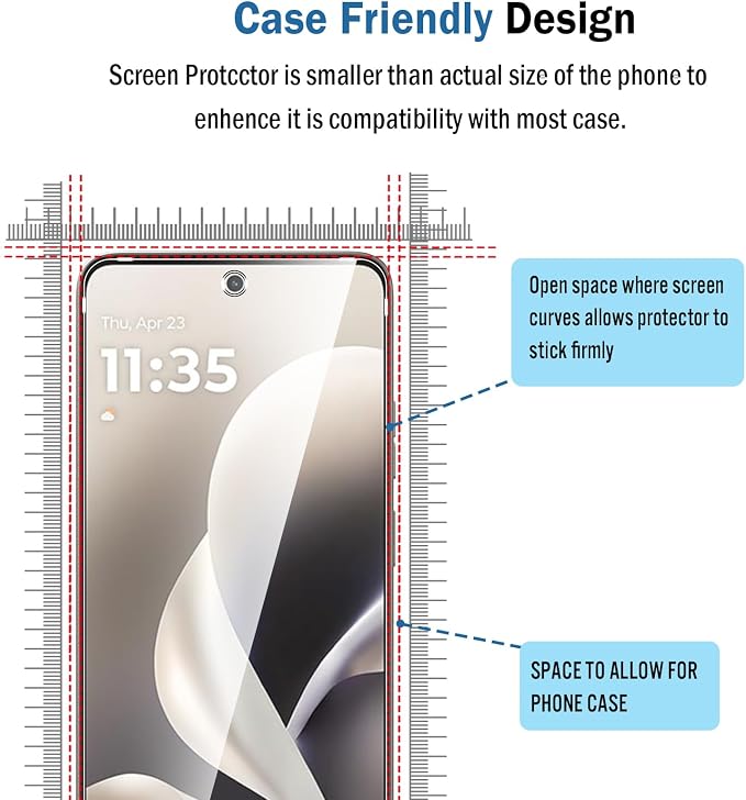 2+2 Pack for Moto G Power 2026 Screen Protector - Image 3