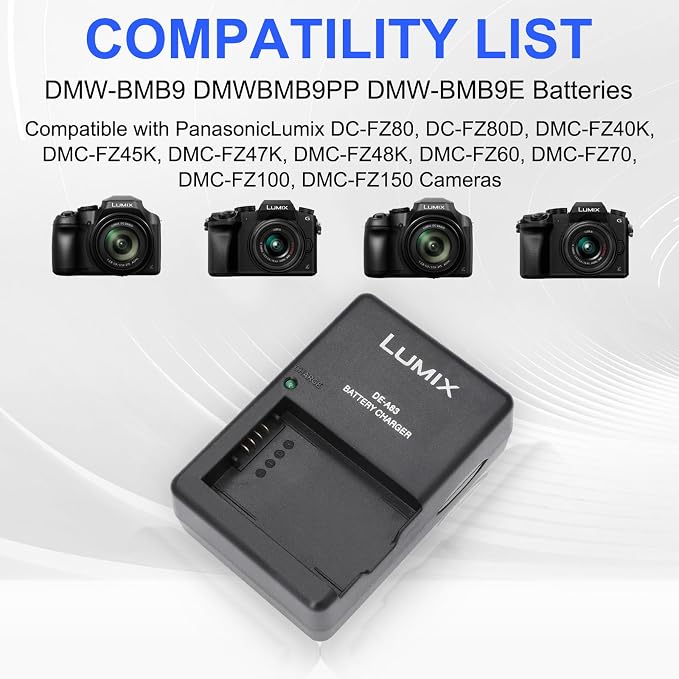 DSLR Camera Charger DE-A83 DE-A83BA Compatible - Image 4