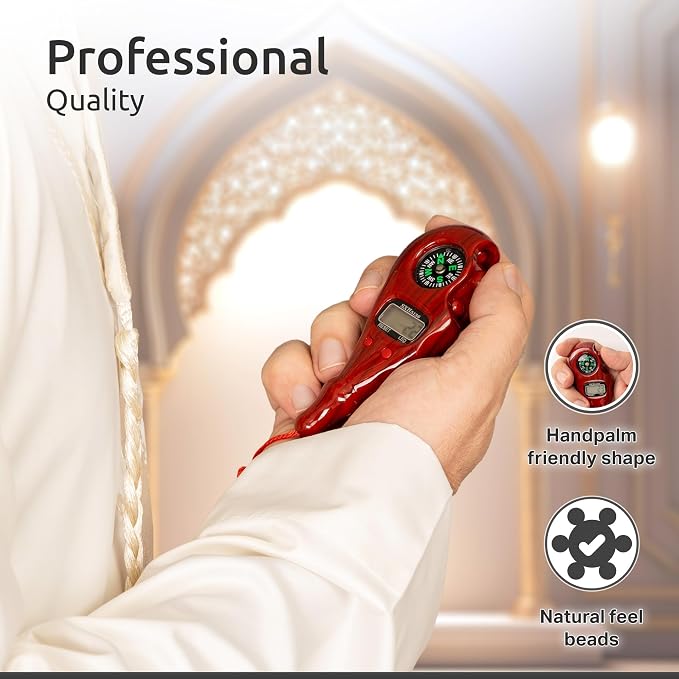 Digital Finger Tasbih with Compass & Night Light - Image 5